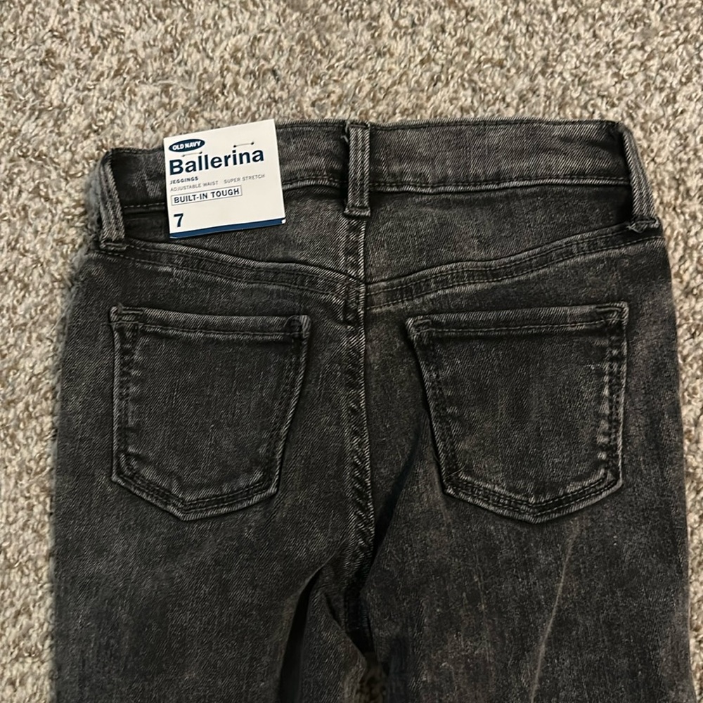 Old navy jeggings ballerina girls size 7 nwt